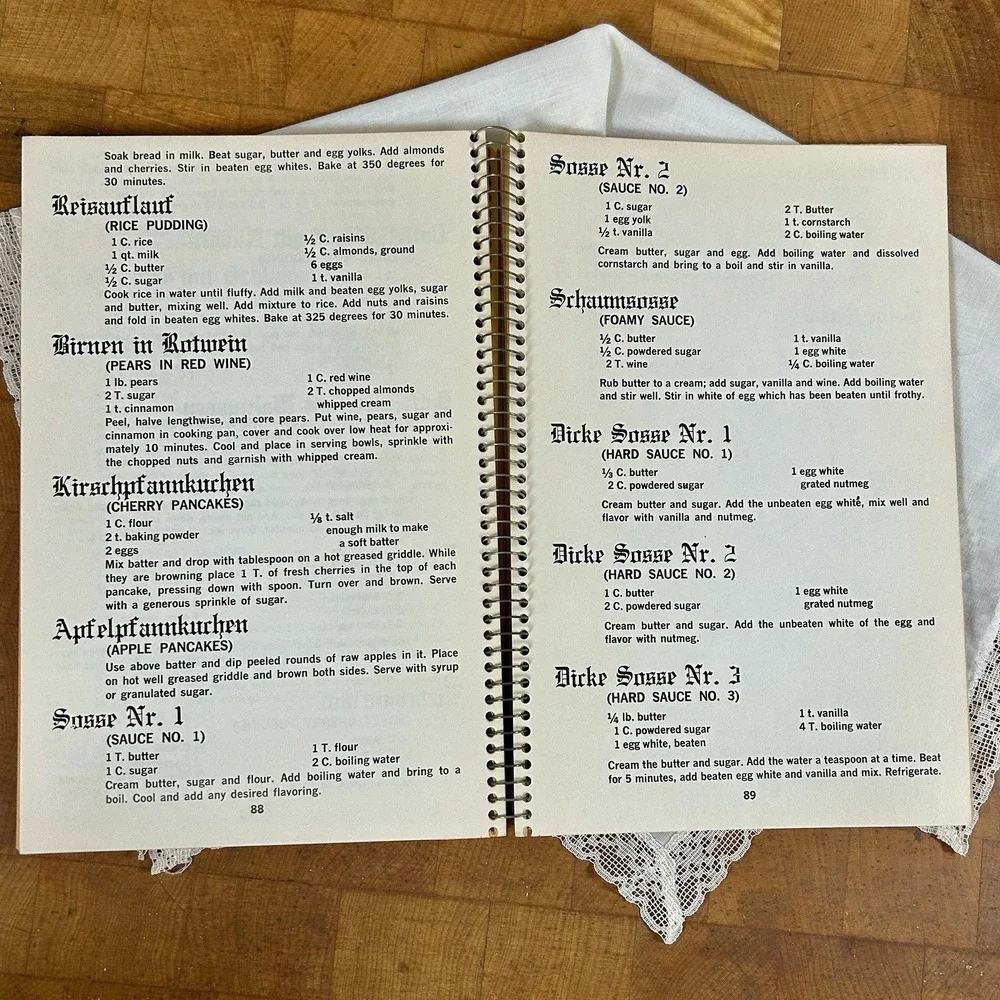 VTG German Village Cookbook Columbus, OH First Edition-June 1968 Authentic Oma